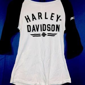 Harley Davidson mid sleeved shirt. Never worn
